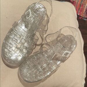 Sparkling Clear Jelly Sandals